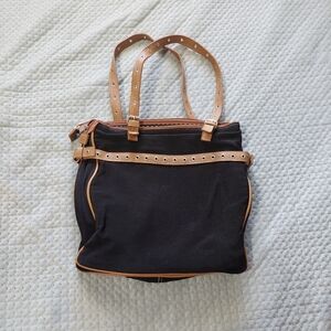 Sydney Love Black and Tan Women's Tote Bag
